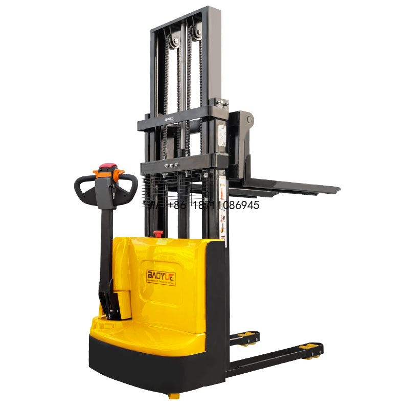 Hydraulic Car Lift - Chariot élévateur semi-électrique 2 tonnes à