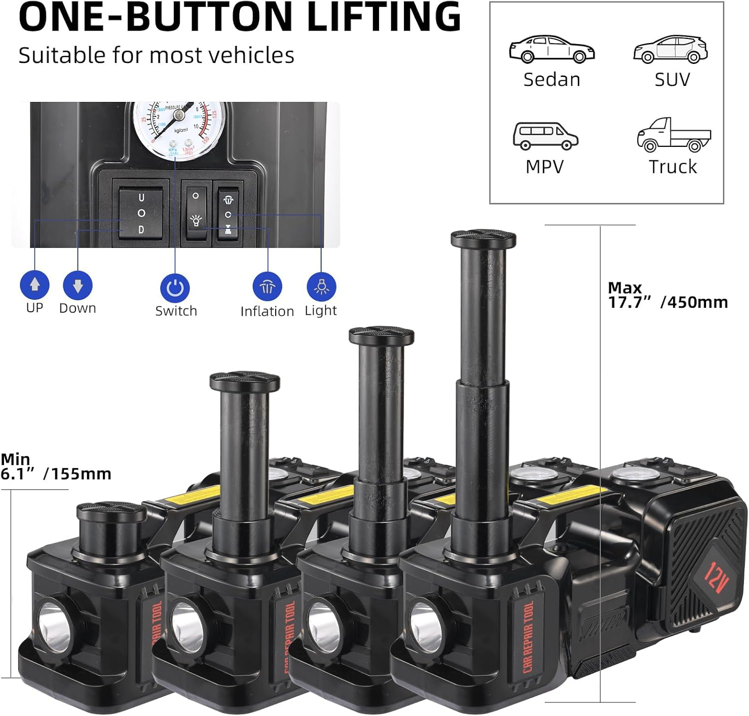 Kit de cric électrique pour vo - Hydraulic Car Lift avis et prix