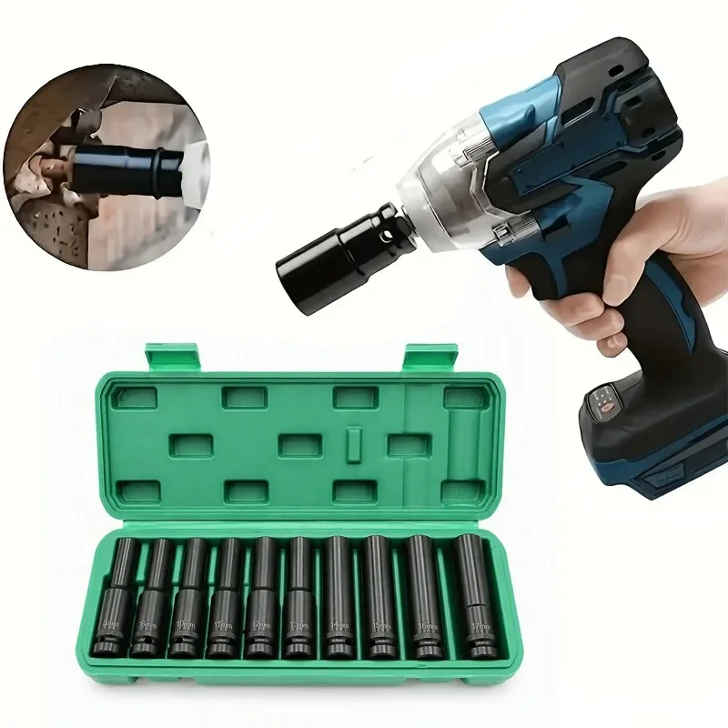 Jeu de 10 douilles profondes m - Pneumatic Impact Wrench avis et prix