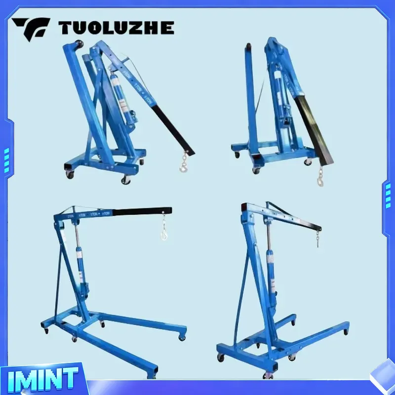 Grue hydraulique pliable bleue - Hydraulic Car Lift avis et prix