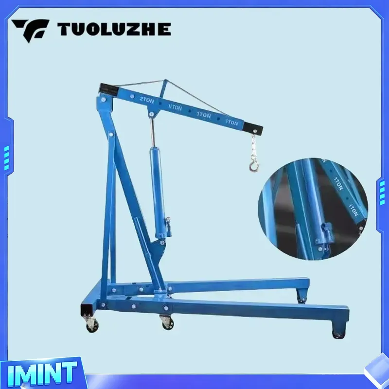 Grue hydraulique pliable bleue - Hydraulic Car Lift avis et prix